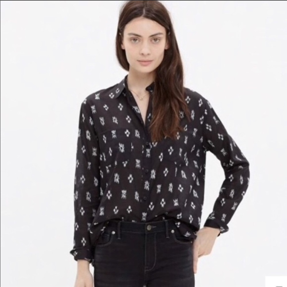 Madewell Ikat Button-Up